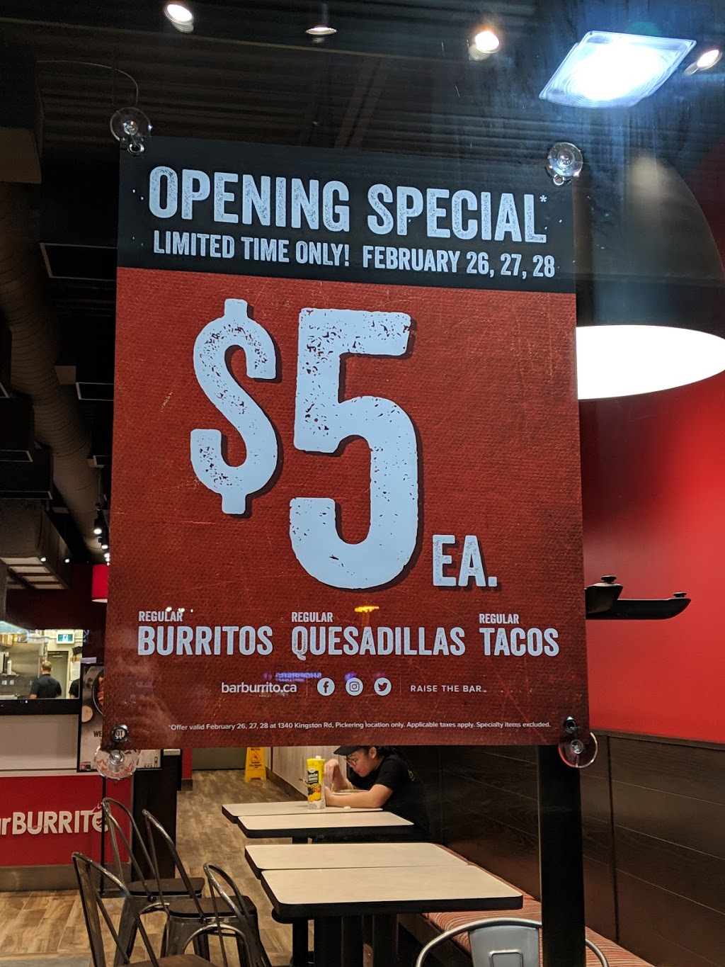 barBURRITO | 1340 Kingston Rd #2, Pickering, ON L1V 3M9, Canada | Phone: (905) 839-2252