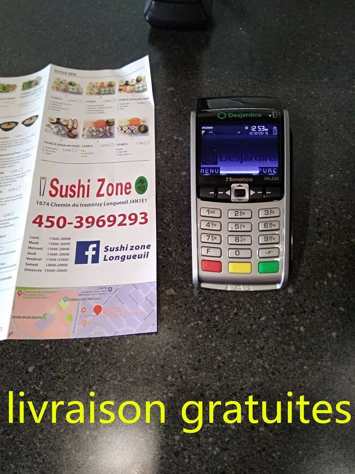 SUSHI ZONE RESTAURANT | 1674 Chemin du Tremblay, Longueuil, QC J4N 1E1, Canada | Phone: (450) 396-9293