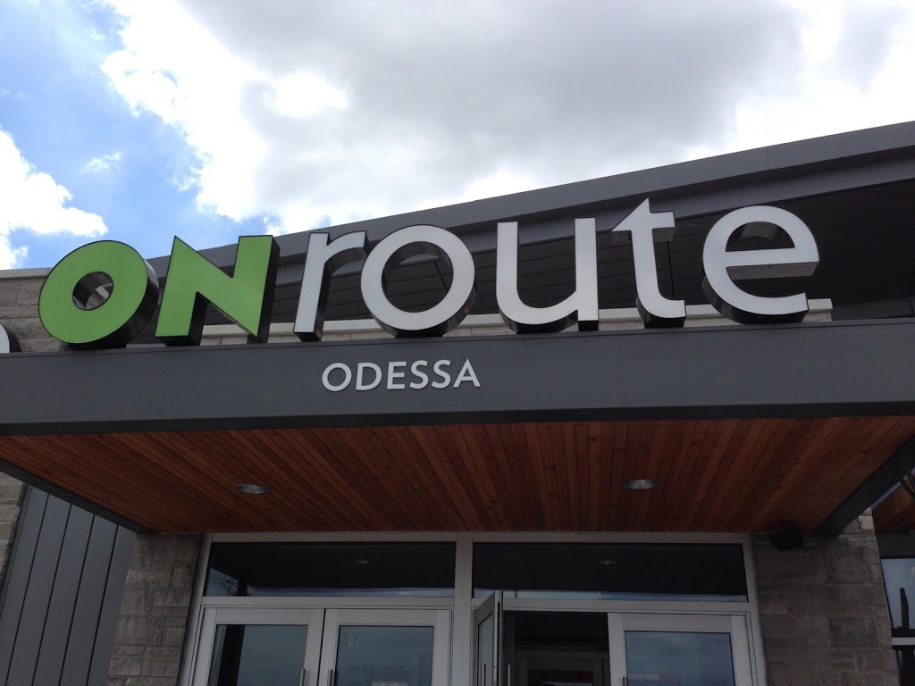 Odessa Travel Plaza | 3745 HWY 401 Eastbound Between Exit #599 & #611, Odessa, ON K0H 2H0, Canada | Phone: (613) 634-2300