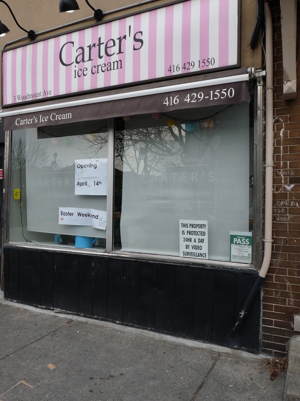 Carters Ice Cream | 3 Woodmount Ave, Toronto, ON M4C 3X4, Canada | Phone: (416) 429-1550