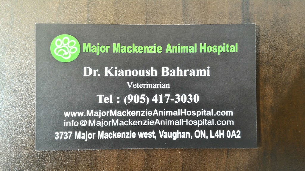 Major Mackenzie Animal Hospital | 3737 Major MacKenzie Dr W, Woodbridge, ON L4H 3C8, Canada | Phone: (647) 297-8141