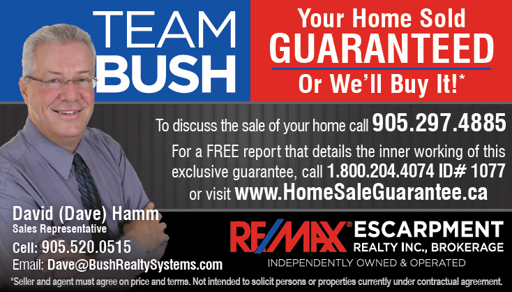 Team Bush with REMAX Escarpment Realty Inc., Brokerage. Your Hom | 1595 Upper James St #101, Hamilton, ON L9B 0H7, Canada | Phone: (905) 297-4885