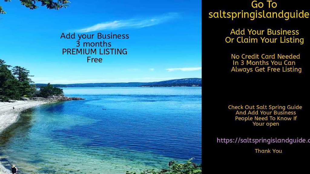 Salt spring Island Guide | 430 Fulford-Ganges Rd, Salt Spring Island, BC V8K 2K1, Canada | Phone: (778) 608-3663