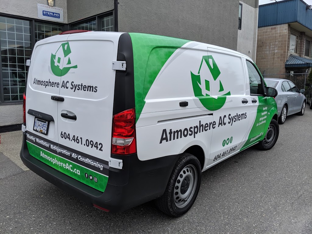 Atmosphere AC Systems | 580 Seaborne Ave Unit 1130, Port Coquitlam, BC V3B 8G8, Canada | Phone: (604) 461-0942