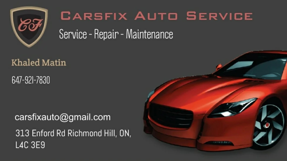 Carsfix Auto Service | 313 Enford Rd, Richmond Hill, ON L4C 3E9, Canada | Phone: (647) 921-7830