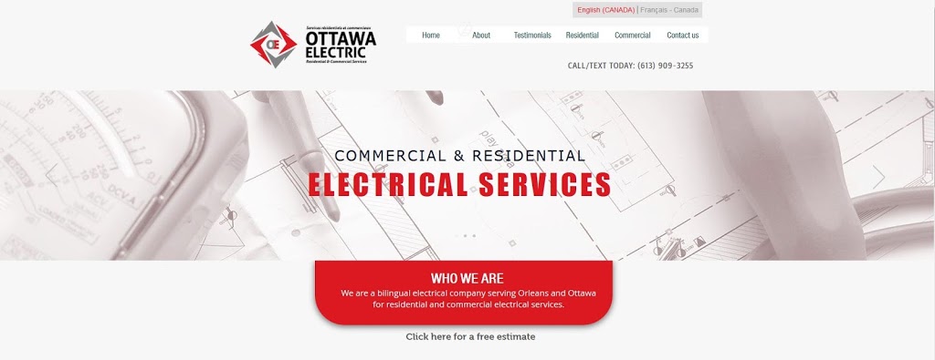 Ottawa Electric | 1699 Lacombe St, Orléans, ON K4A 2S3, Canada | Phone: (613) 909-3255