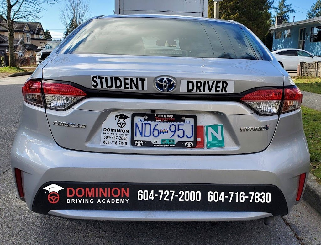 Dominion Driving Academy | 8911 118a St, Delta, BC V4C 6L6, Canada | Phone: (604) 727-2000