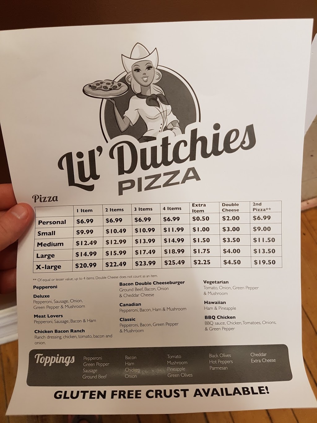 Lil Dutchies Pizza | 90 Chatham-Kent County Rd 2, Thamesville, ON N0P 2K0, Canada | Phone: (226) 249-0156