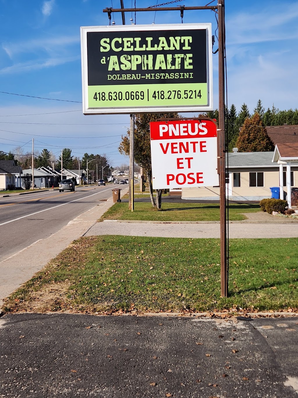 Scellant dasphalte Dolbeau-Mistassini | 656 Rue Leyrac, Dolbeau-Mistassini, QC G8L 3K3, Canada | Phone: (418) 630-0669