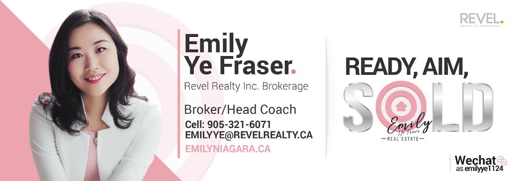 Emily Ye Fraser Real Estate | 105 Merritt St, St. Catharines, ON L2T 1J7, Canada | Phone: (905) 321-6071