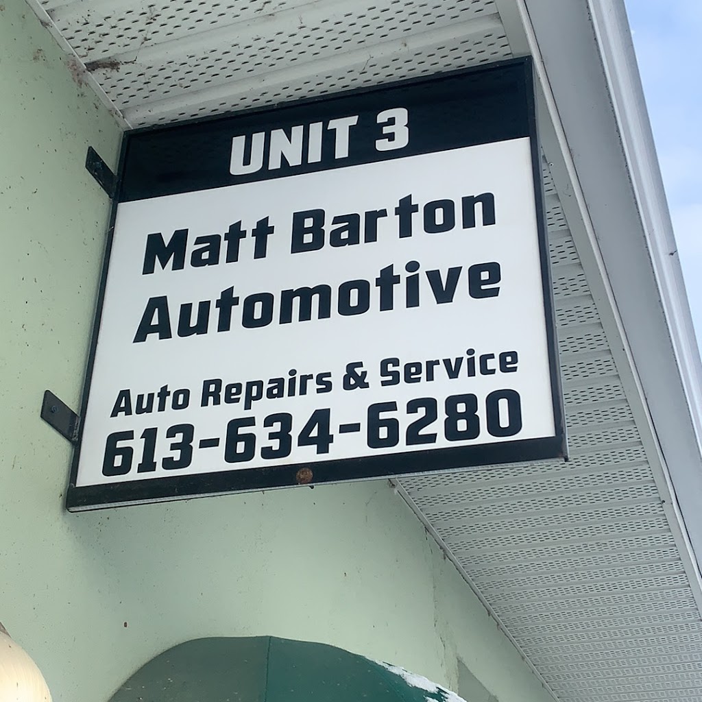 Matt Barton Automotive | 780 Burnett St #3, Kingston, ON K7M 5W3, Canada | Phone: (613) 634-6280