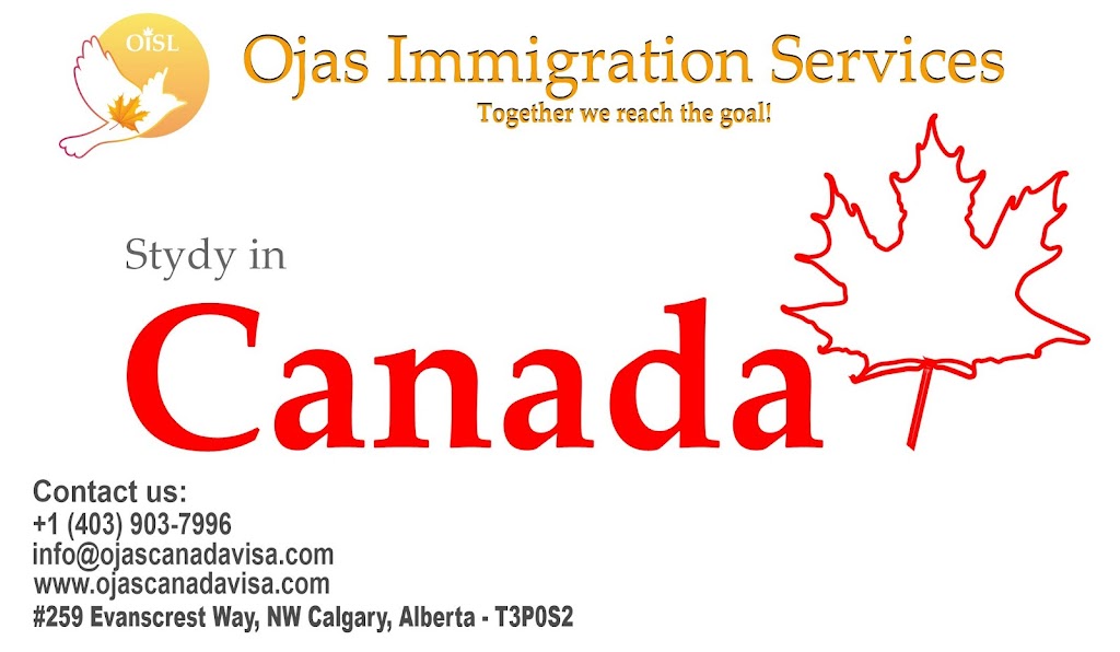 Ojas Immigration Services limited | 259 Evanscrest Way NW, Calgary, AB T3P 0S2, Canada | Phone: (403) 903-7996