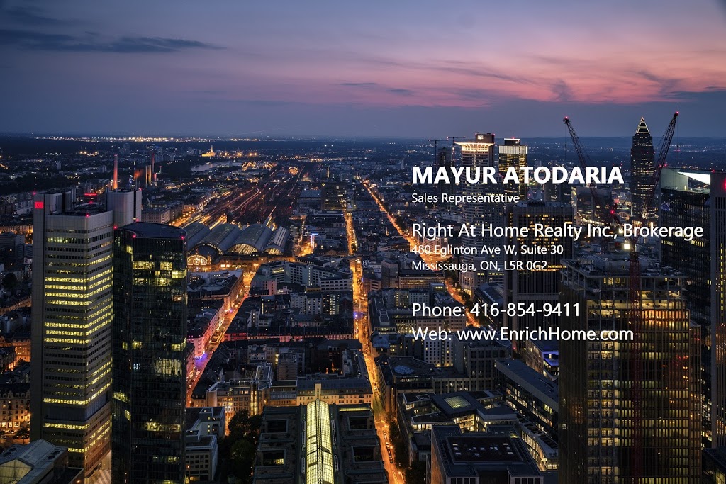 Mayur Atodaria | 480 Eglinton Ave W Suite # 30, Mississauga, ON L5R 0G2, Canada | Phone: (416) 854-9411