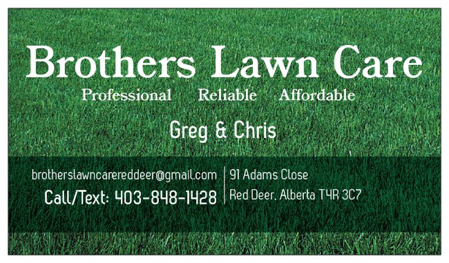 Brothers Lawn Care | 31A Timberstone Way, Red Deer, AB T4P 0V4, Canada | Phone: (403) 848-1428