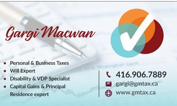 GM TAX AND ACCOUNTING | 49 Hubbell Rd, Brampton, ON L6Y 1P3, Canada | Phone: (416) 906-7889