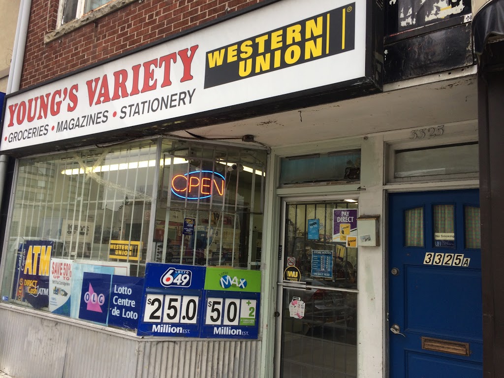 Youngs Variety convenience store | 3325 Bloor St W, Etobicoke, ON M8X 1E7, Canada | Phone: (416) 233-2576