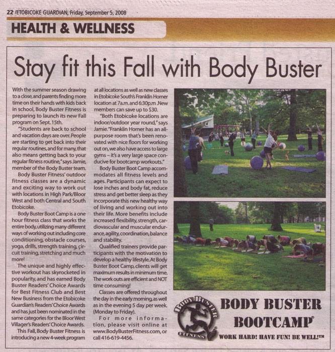 High Park Boot Camp - Body Buster Fitness | 1990 Bloor St W #12a, Toronto, ON M6P 3L1, Canada | Phone: (416) 619-4456