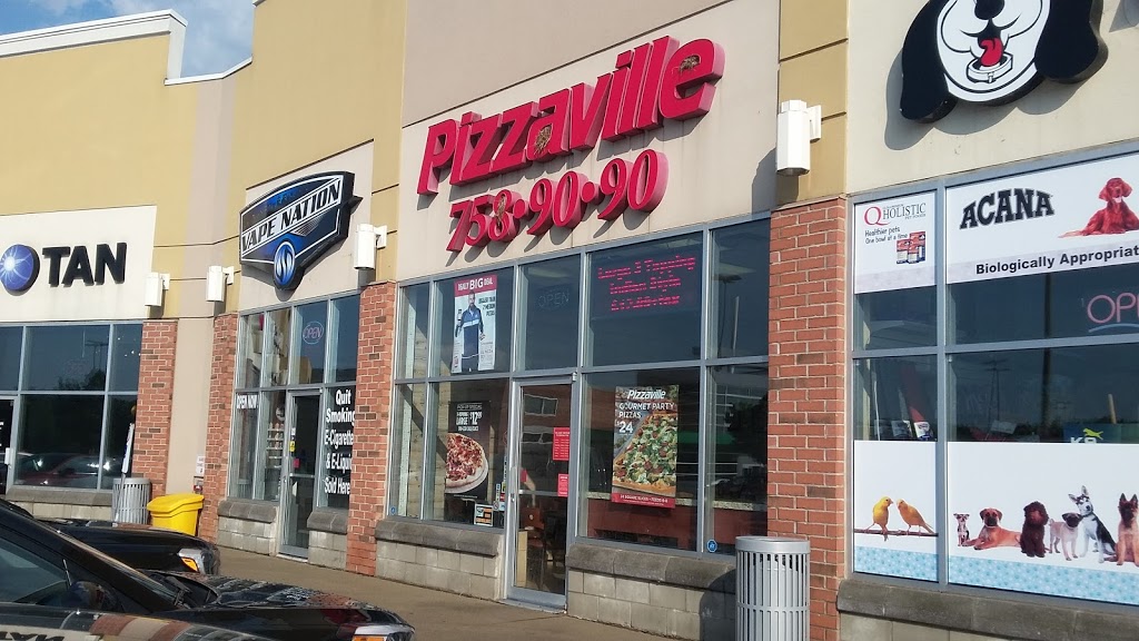 Pizzaville | 320 Colborne St W #10, Brantford, ON N3S 3M9, Canada | Phone: (519) 758-9090
