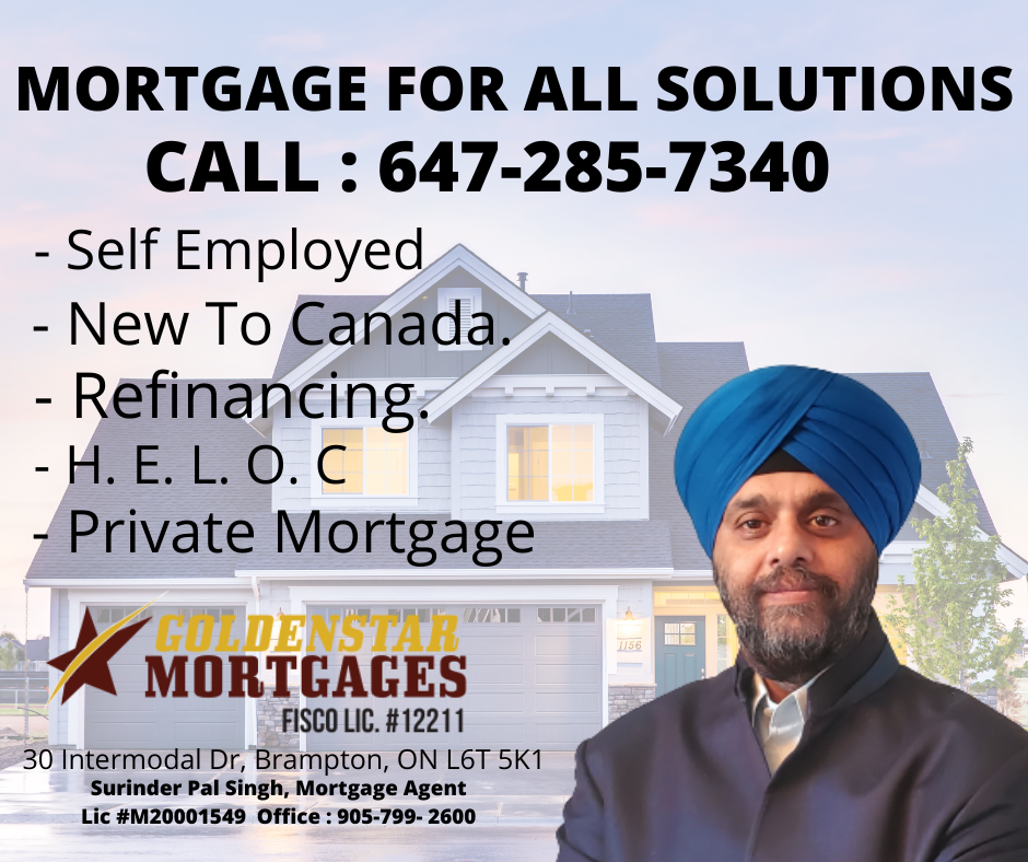 Mortgage Agent - Surinder Pal Singh | 30 Intermodal Dr SUITE 206, Brampton, ON L6T 5K1, Canada | Phone: (647) 285-7340