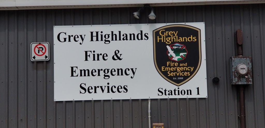 Grey Highlands Fire Station 1 | 54 Durham St, Flesherton, ON N0C 1E0, Canada | Phone: (519) 986-1216