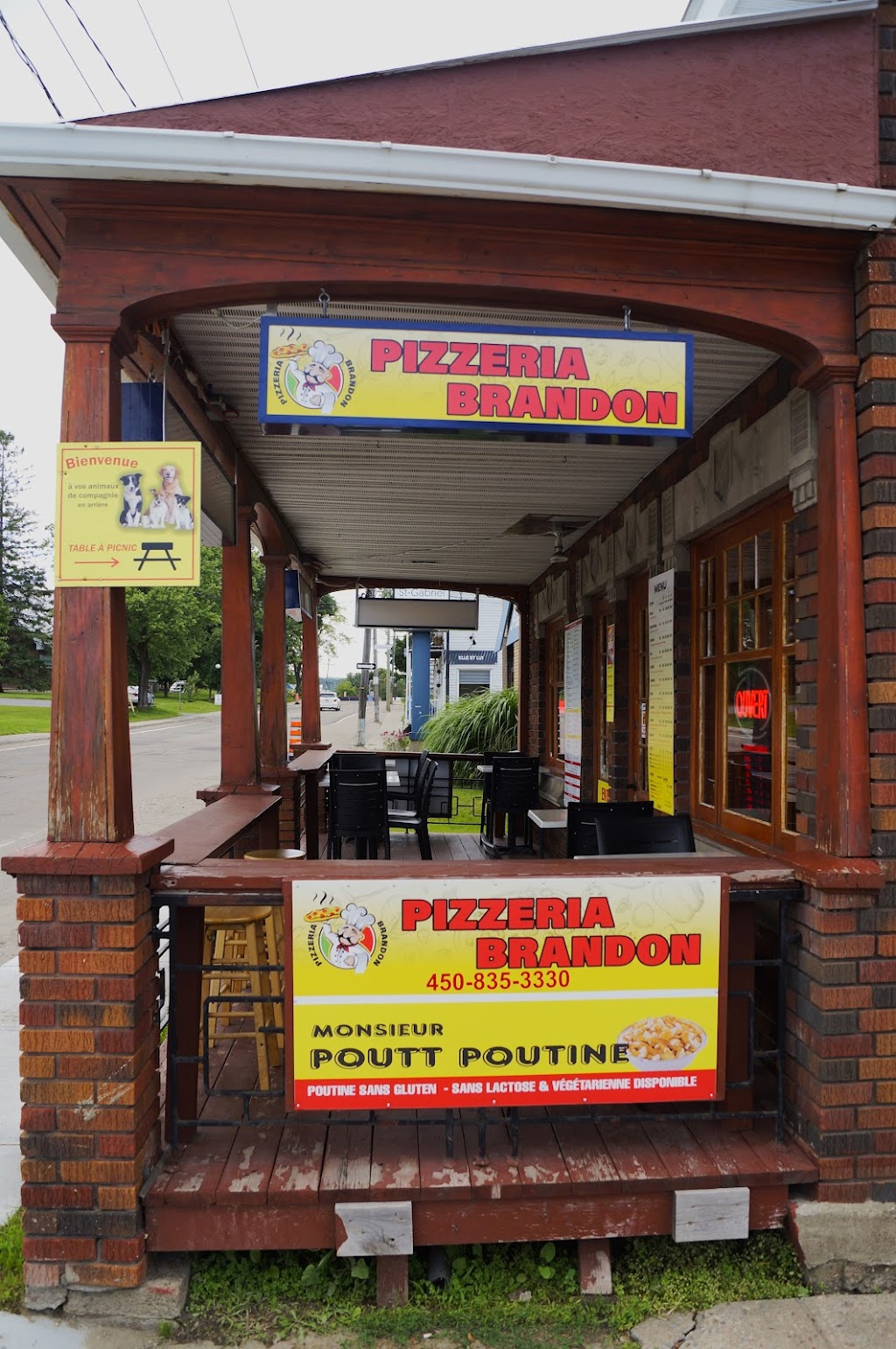 Pizzeria Brandon | 63 Rue St Gabriel B, Saint-Gabriel-de-Brandon, QC J0K 2N0, Canada | Phone: (450) 835-3330