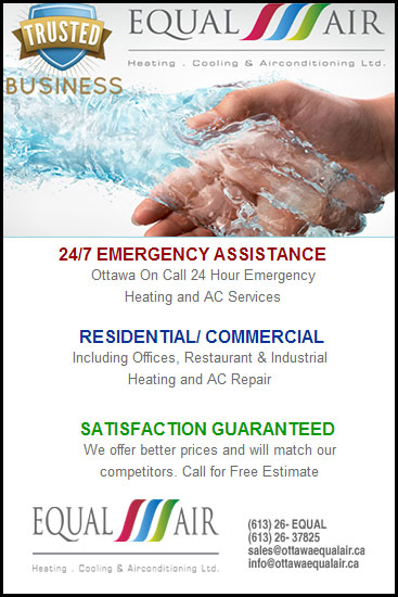 Equal Air Heating Cooling Air Conditioning in Ottawa | 46 Grenfell Crescent B, Nepean, ON K2G 0G4, Canada | Phone: (613) 263-7825