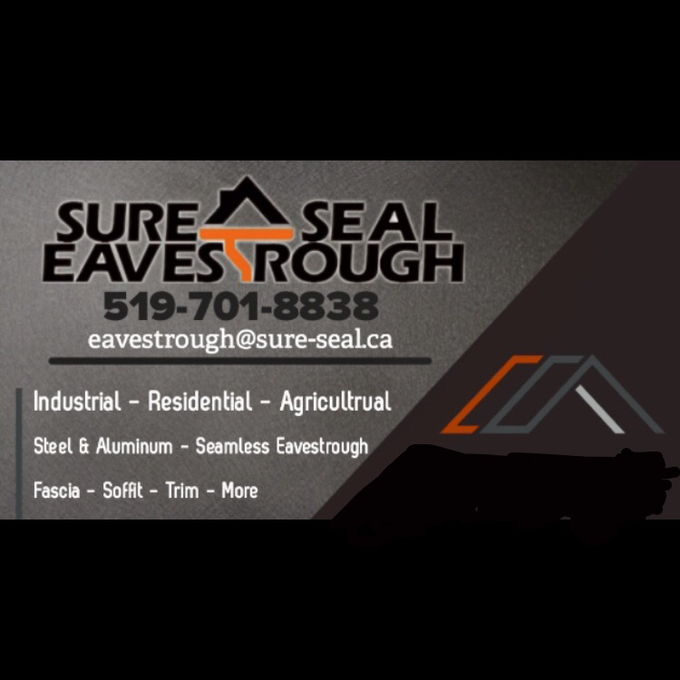 Sure Seal Eavestrough | 95 Thames Rd, St. Marys, ON N4X 1C4, Canada | Phone: (519) 701-8838