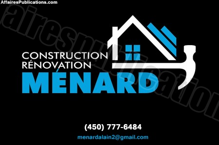 Construction Rénovation Ménard | 372 Rue Noiseux, Granby, QC J2H 0R2, Canada | Phone: (450) 777-6484