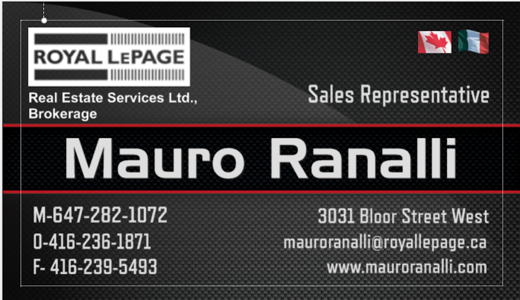 Royal LePage Real Estate Services Ltd., Brokerage-Mauro Ranalli | 3031 Bloor St W, Etobicoke, ON M8X 1C5, Canada | Phone: (416) 236-1871