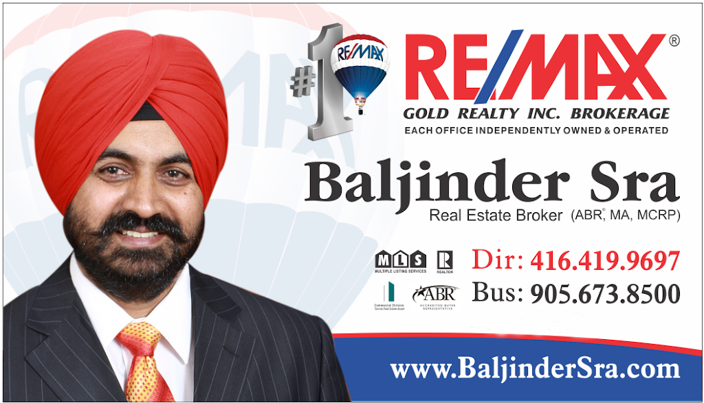 Baljinder Sra (Real Estate Broker) | 2980 Drew Rd #231, Mississauga, ON L4T 0A7, Canada | Phone: (416) 419-9697