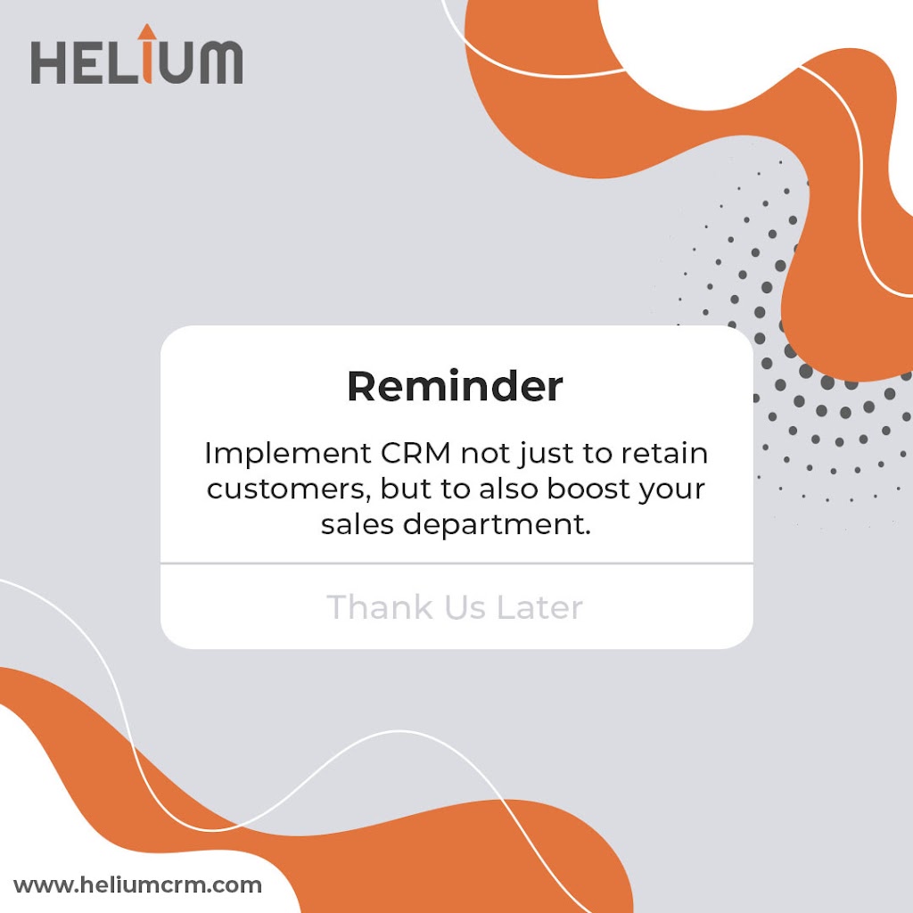 Helium CRM | 30 Mistybrook Crescent, Brampton, ON L7A 2S8, Canada | Phone: (437) 774-8787