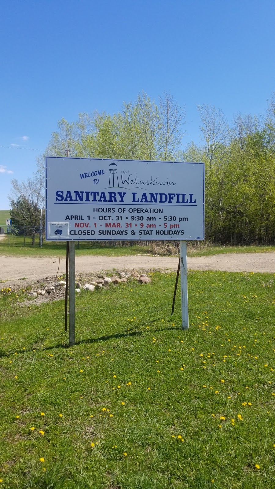 City of Wetaskiwin Landfill | Range Rd 243, AB T9A 1V9, Canada | Phone: (780) 352-7772