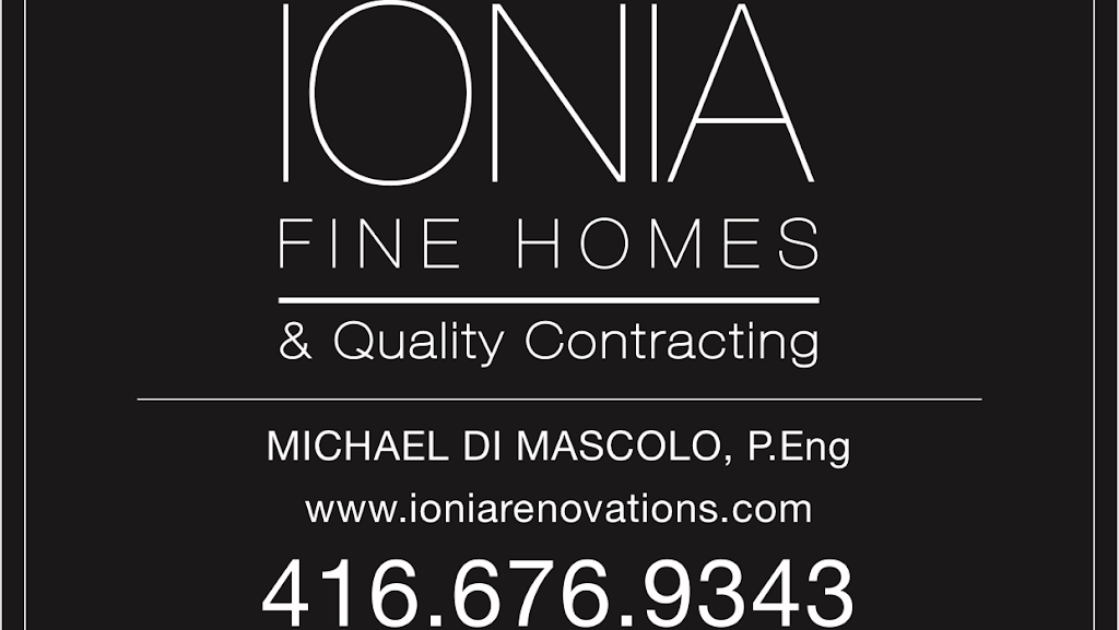 Ionia Fine Homes | 178 Norman Dr, King City, ON L7B 1J5, Canada | Phone: (416) 676-9343