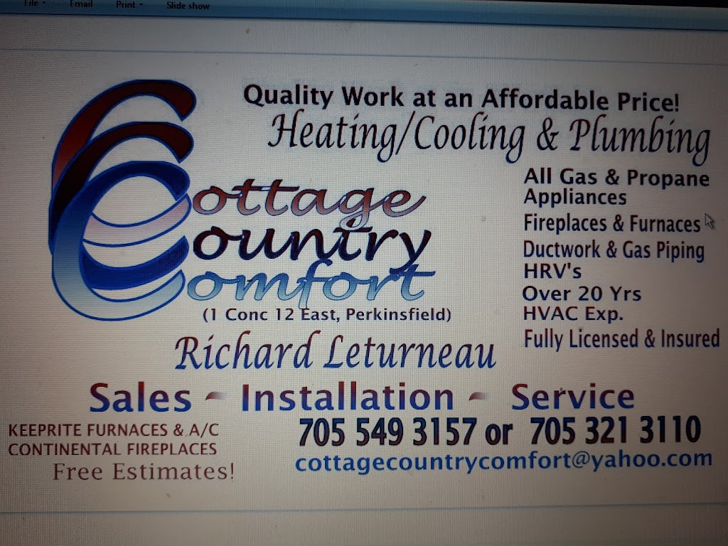 COTTAGE COUNTRY COMFORT | 608 Overhead Bridge Rd, Township Of Tiny, ON L0L 2J0, Canada | Phone: (705) 321-3110