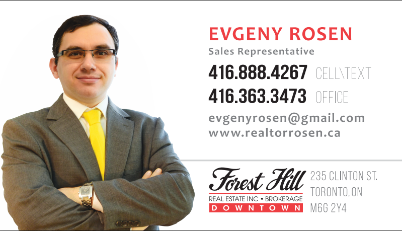 Realtor Rosen | 180 Dudley Ave, Thornhill, ON L3T 4X2, Canada | Phone: (416) 888-4267