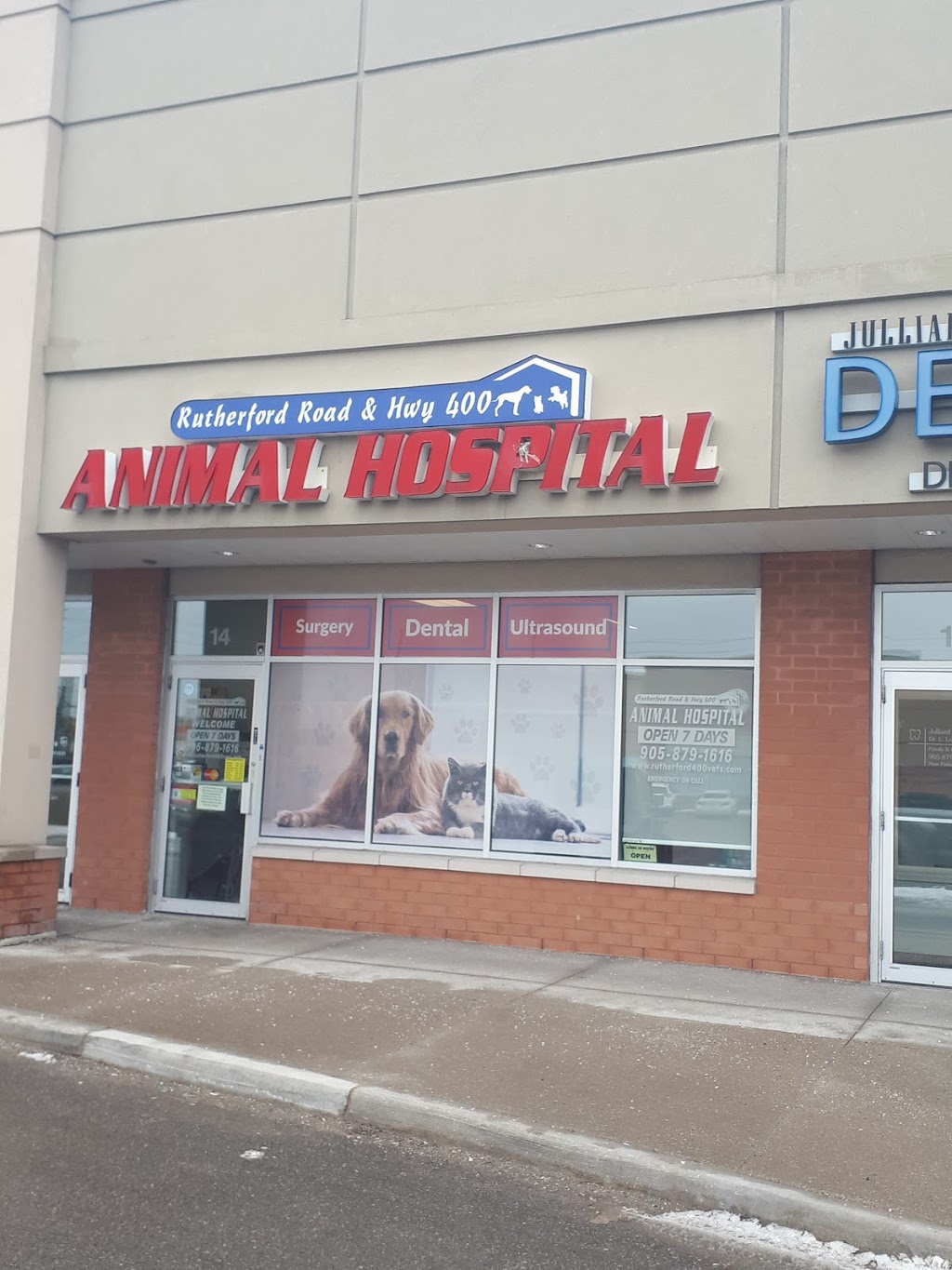 Rutherford Road & Hwy 400 Animal Hospital | 3120 Rutherford Rd, Vaughan, ON L4K 0B1, Canada | Phone: (905) 879-1616