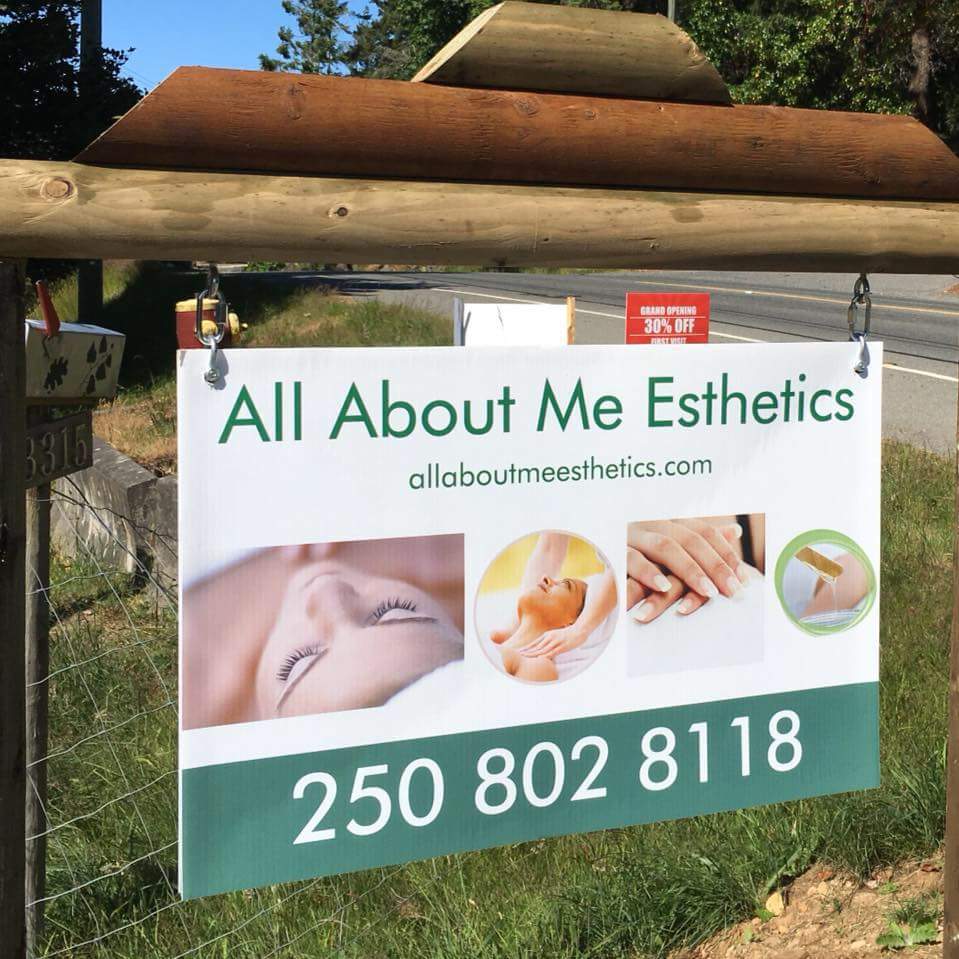 All About Me Esthetics | 3315 Hammond Bay Rd, Nanaimo, BC V9T 1E4, Canada | Phone: (250) 802-8118