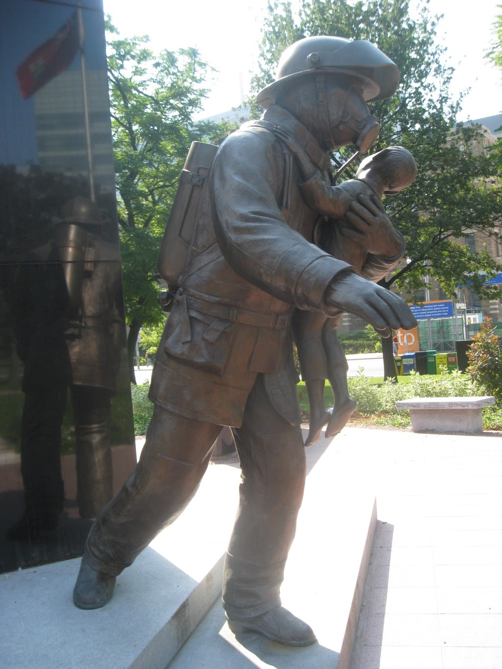 Ontario Fire Fighters Memorial | College St, Toronto, ON M5G 1L6, Canada