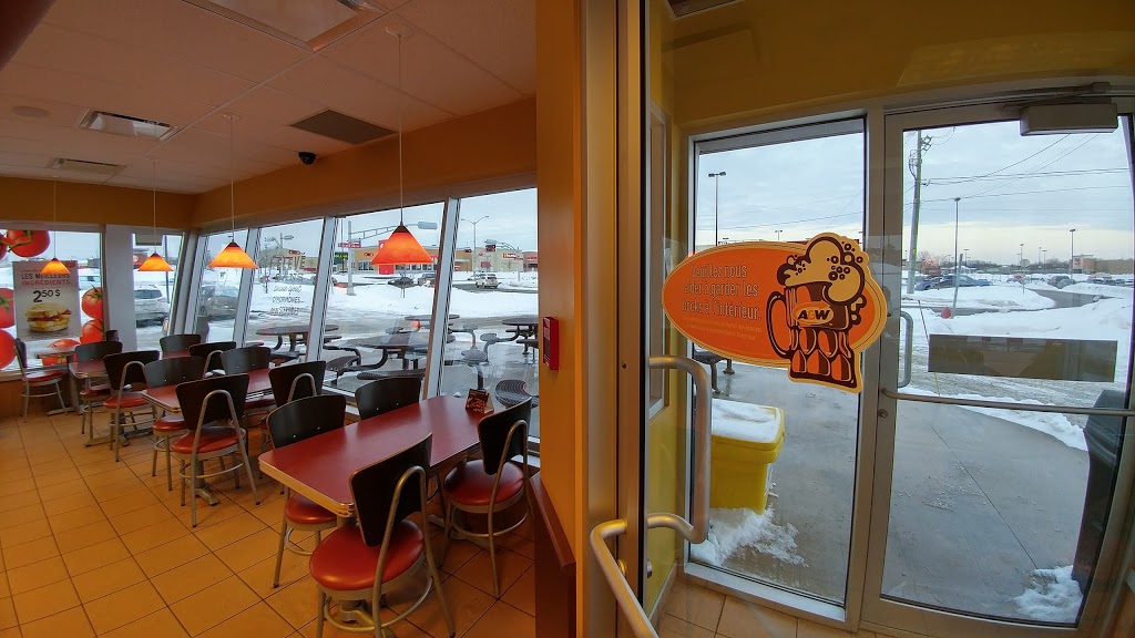 A&W Canada | 1065 Boulevard du Grand Héron, Saint-Jérôme, QC J7Y 3P2, Canada | Phone: (450) 432-8338