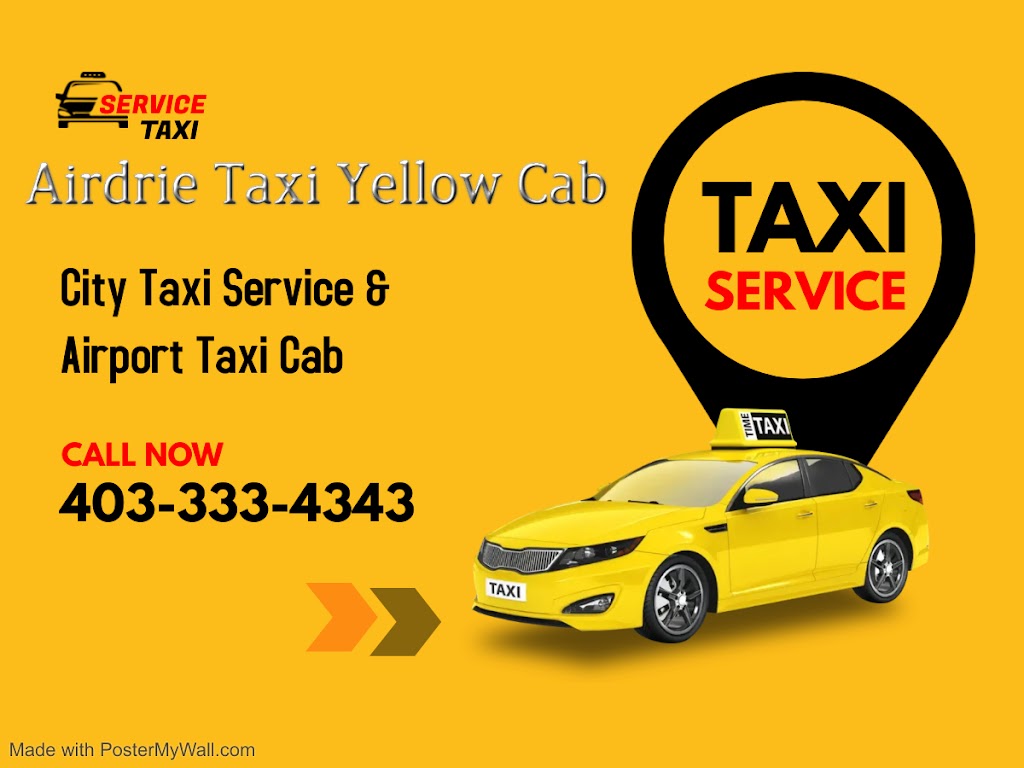 Yellow Cabs - Airdrie Taxi | 94 Midtown Blvd SW, Airdrie, AB T4B 4E5, Canada | Phone: (403) 333-4343