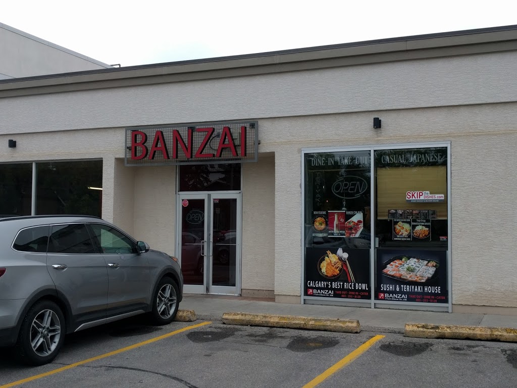 Banzai Sushi & Teriyaki House | 7724 Elbow Dr SW, Calgary, AB T2V 1K1, Canada | Phone: (403) 253-8120