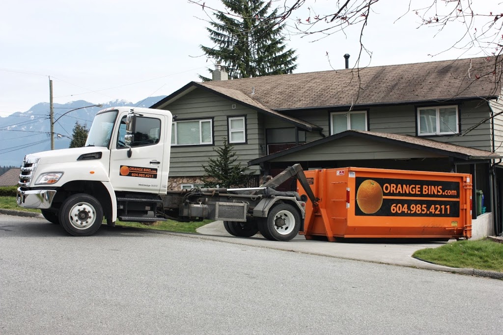 Orange Bins - Bin Rental North Vancouver | 3192 Strathaven Ln, North Vancouver, BC V7H 1G2, Canada | Phone: (604) 445-1000