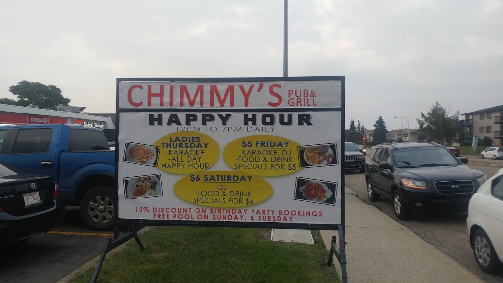Chimmys Neighbourhood Pub & Grill | 8318 144 Ave NW, Edmonton, AB T5E 2H4, Canada | Phone: (780) 478-1770