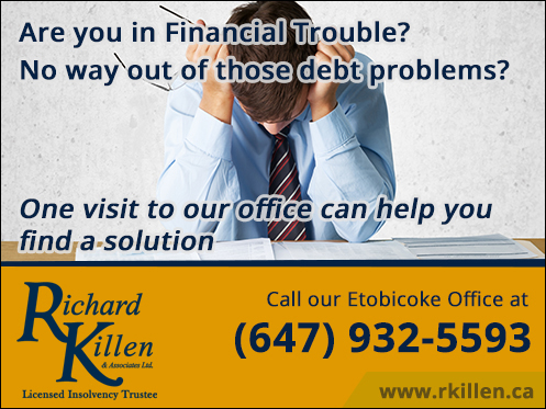 Richard Killen & Associates Ltd Bankruptcy Trustee | 2150 Islington Ave #202, Etobicoke, ON M9P 3V4, Canada | Phone: (647) 932-5593