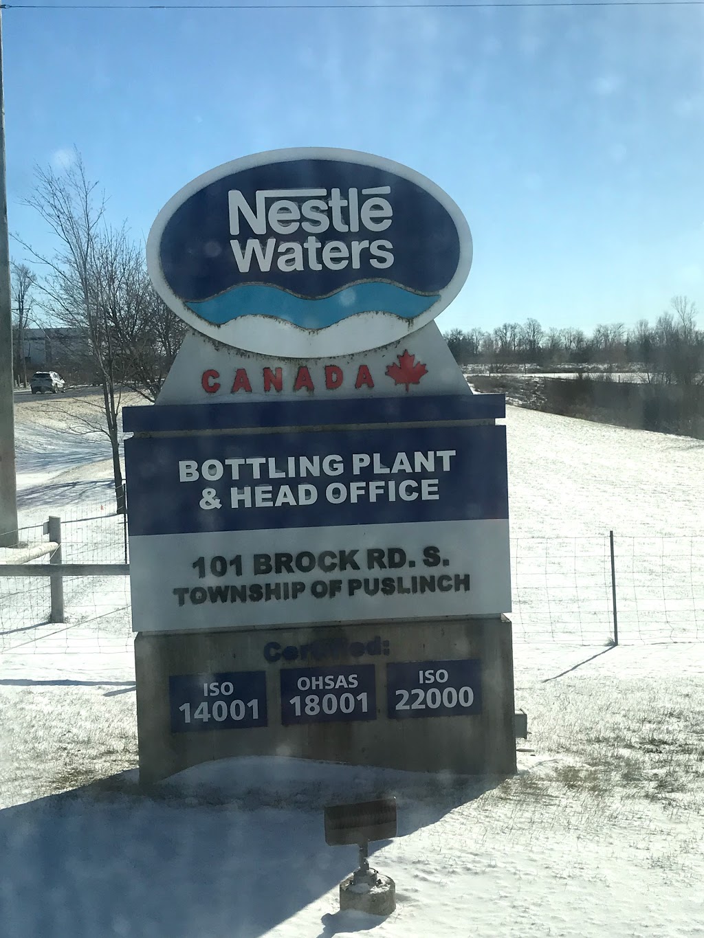 Nestle Waters Canada | 101 Brock Rd S, Guelph, ON N1H 6H9, Canada | Phone: (519) 763-9462