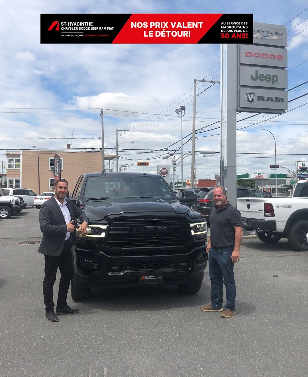 St-Hyacinthe Chrysler Jeep Dodge Inc. | 1155 Boulevard Choquette, Saint-Hyacinthe, QC J2S 0C4, Canada | Phone: (450) 773-8551