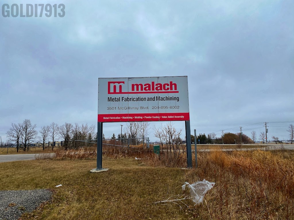 Malach Metal & Machining Ltd | 3501 McGillivray Blvd, Oak Bluff, MB R4G 0B5, Canada | Phone: (204) 895-8002