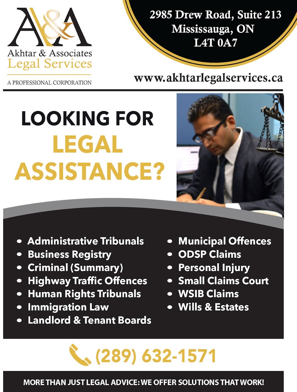 Akhtar & Associates Legal Services | 1193 Oxford St E, London, ON N5Y 3M2, Canada | Phone: (289) 632-1571