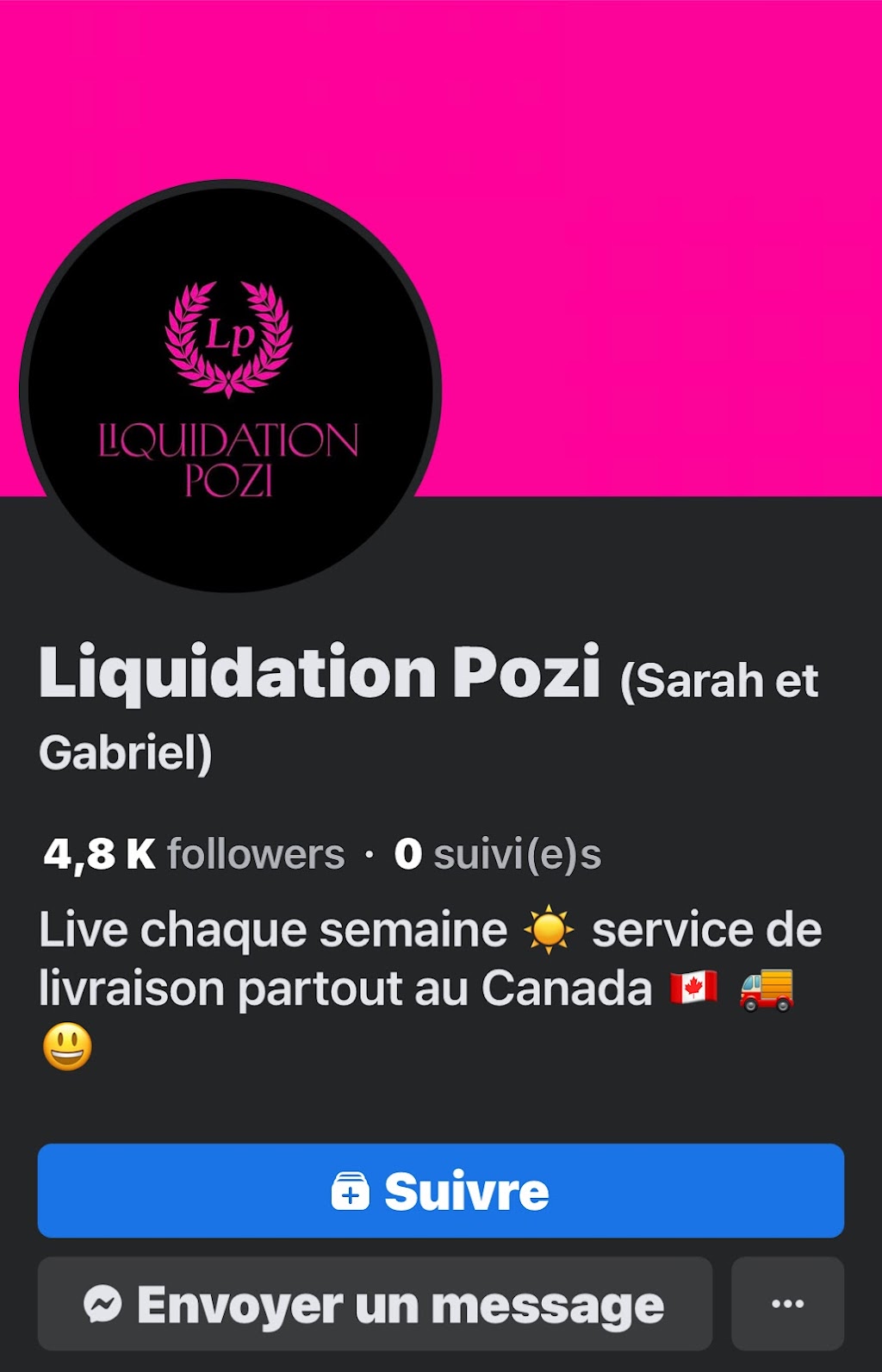 Liquidation Pozi | 1126 Rue de la Falaise, Sherbrooke, QC J1N 2M8, Canada | Phone: (450) 493-8027