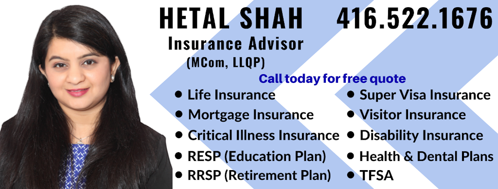 Hetal Shah | 43 Vanderpool Cres, Brampton, ON L6P 3W7, Canada | Phone: (416) 522-1676